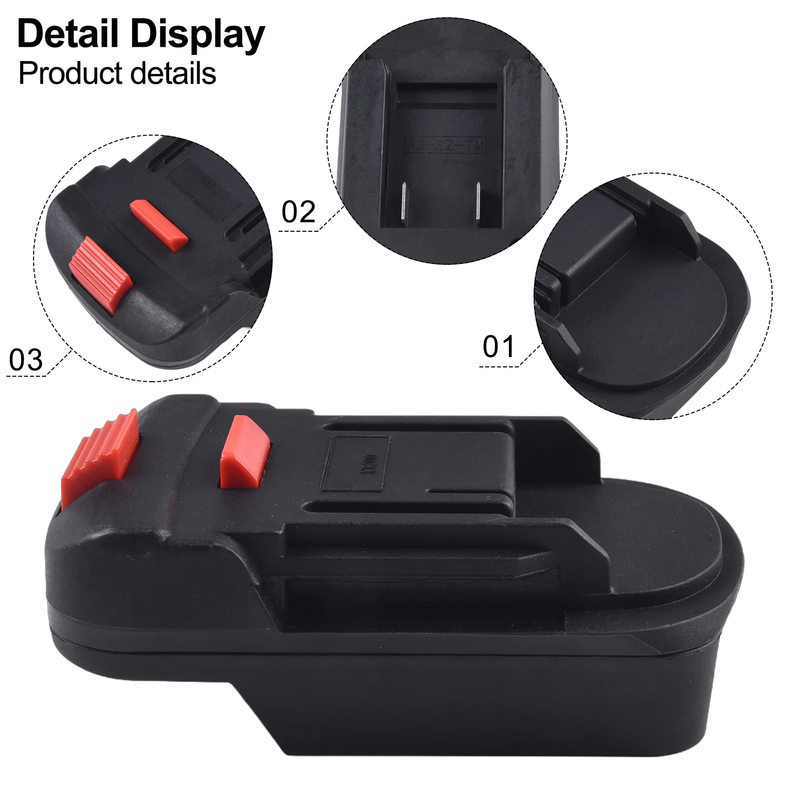 

1PCS Battery Adapter DIY Adapter Converter Base With 18V Li-ion Battery BL1830 BL1840 BL1850 Plastic Power Tool Accessories