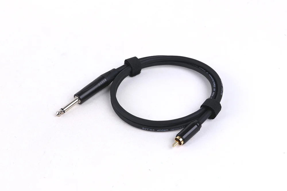 RCA auf 1/4 Zoll TS/TRS Audiokabel 6,5 mm Mono/Stereo auf RCA Audio Interconnect Buntes Kabel für Lautsprecher Mixer Verstärker TV – Detail 5