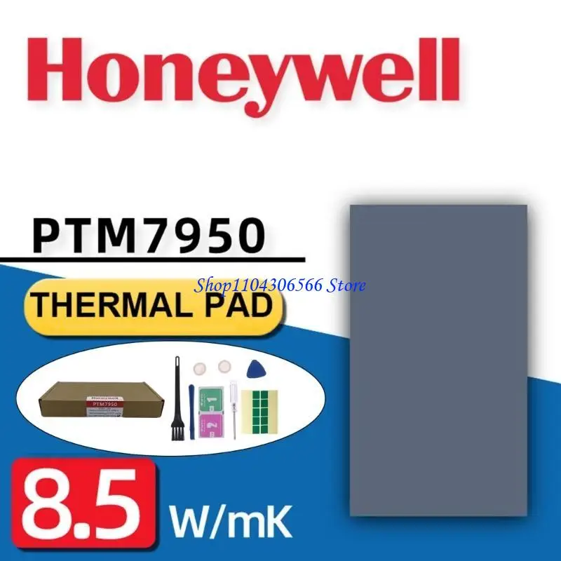 02DD Honeywell- PTM7950 Thermal Pad,Laptop CPU Graphics Card GPU Phase-change Cooling Silicone Grease Pad Gasket