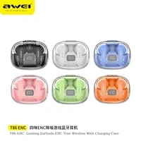 Awei T86ENC wireless Bluetooth Headset 4 microphone Bluetooth IPX6 strong waterproof Bluetooth headset ENC noise reduction