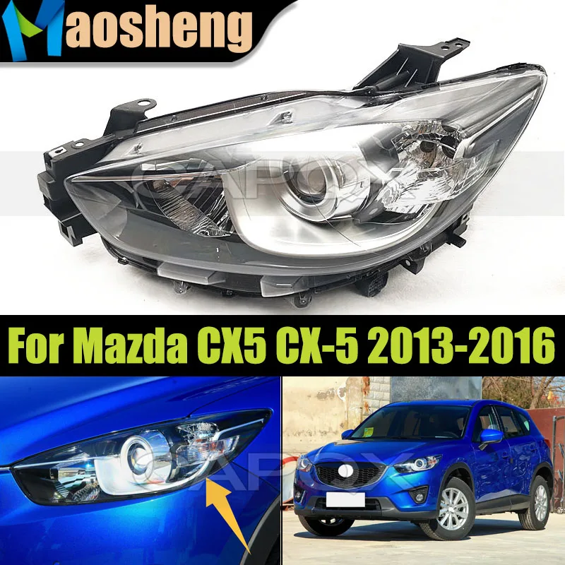 Halogen Front Bumper Headlight Head Light For Mazda CX5 CX-5 2013 2014 2015 2016 Headlamp Head Lamp Driver Light
