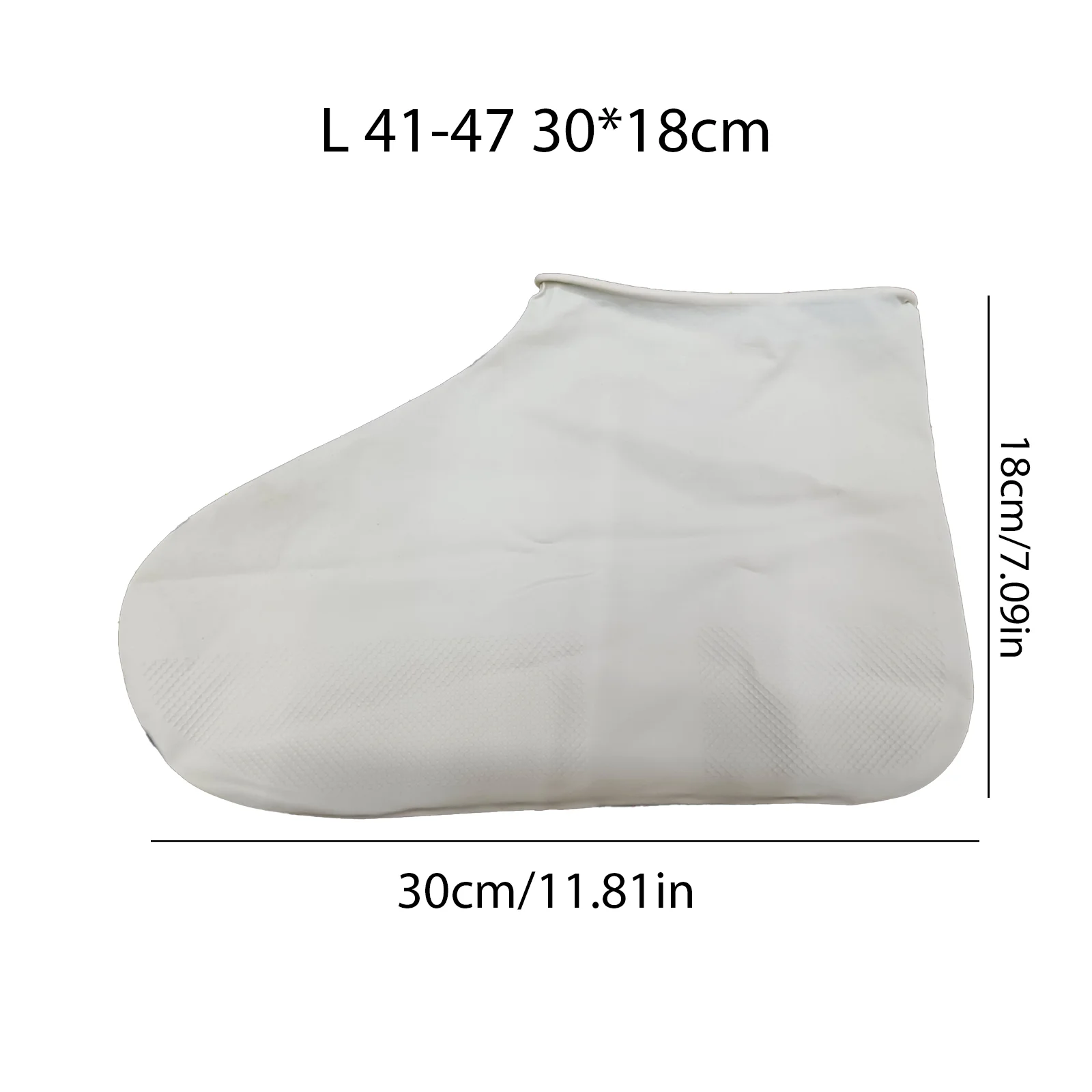 1 Pair Latex WaterProof Shoe Covers Unisex of Outdoor Waterproof Rain Boots Cover Non Slip Wear Resistant Reusable Shoes Gear