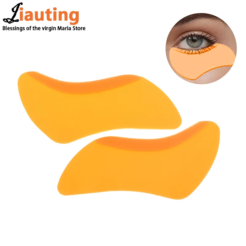 1 คู่ Lash Lift Shield Pad Reusable Eyelash Perm Patch Lashes Extension แต่งหน้าเครื่องมือความงาม