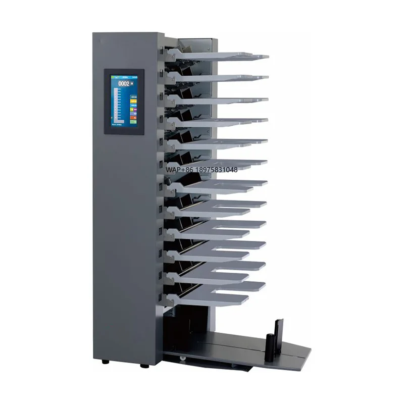 High Speed Automatic A3 A4 Automatic Paper Collator Machine Brochure Paper Counting Machine Paper Collating Machine