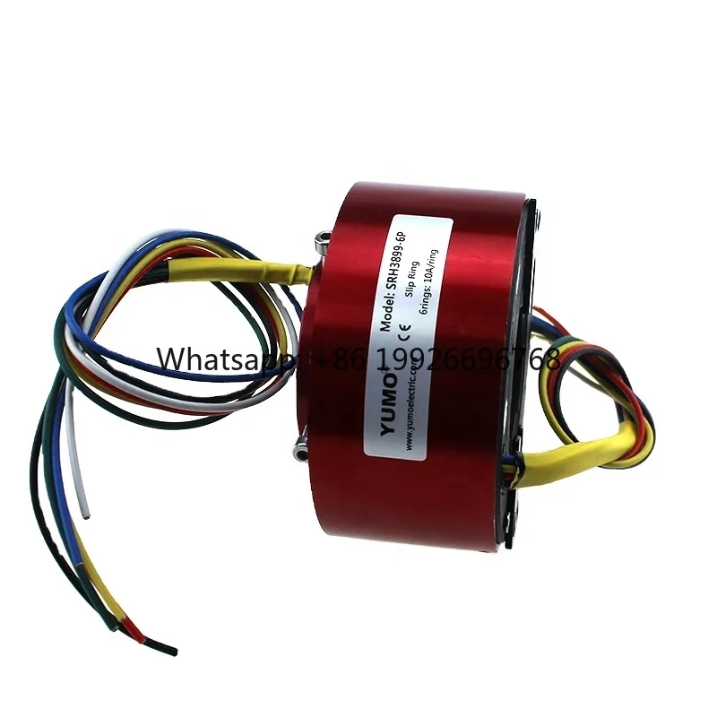 

SRH3899-6P 6-контактное контактное кольцо для двигателя, контактное кольцо генератора, контактное кольцо для ветряной турбины