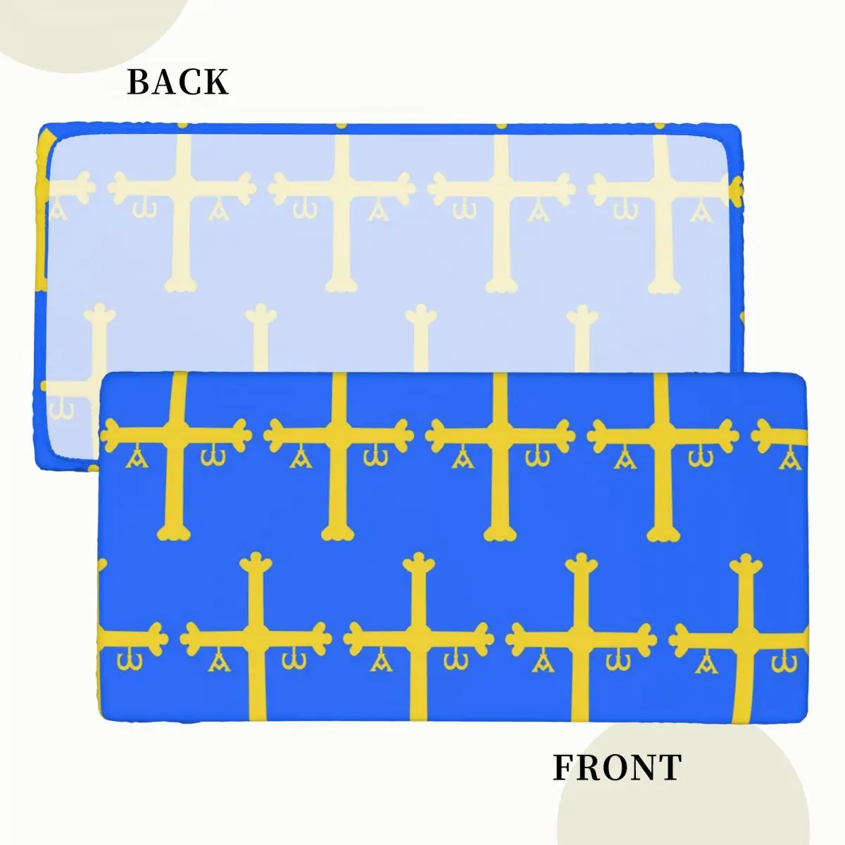 Asturias Flag Customized Rectangular Tablecloth Oilproof Table Cover for Festival Party Decorations Table Cloth