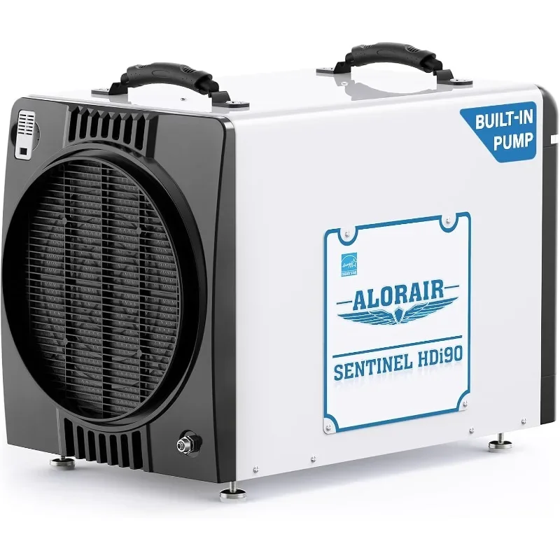 ALORAIR Duct-able Version Basement/Crawl Space Dehumidifiers 198 PPD Commercial Industrial Dehumidifier with Pump and Drain Hose