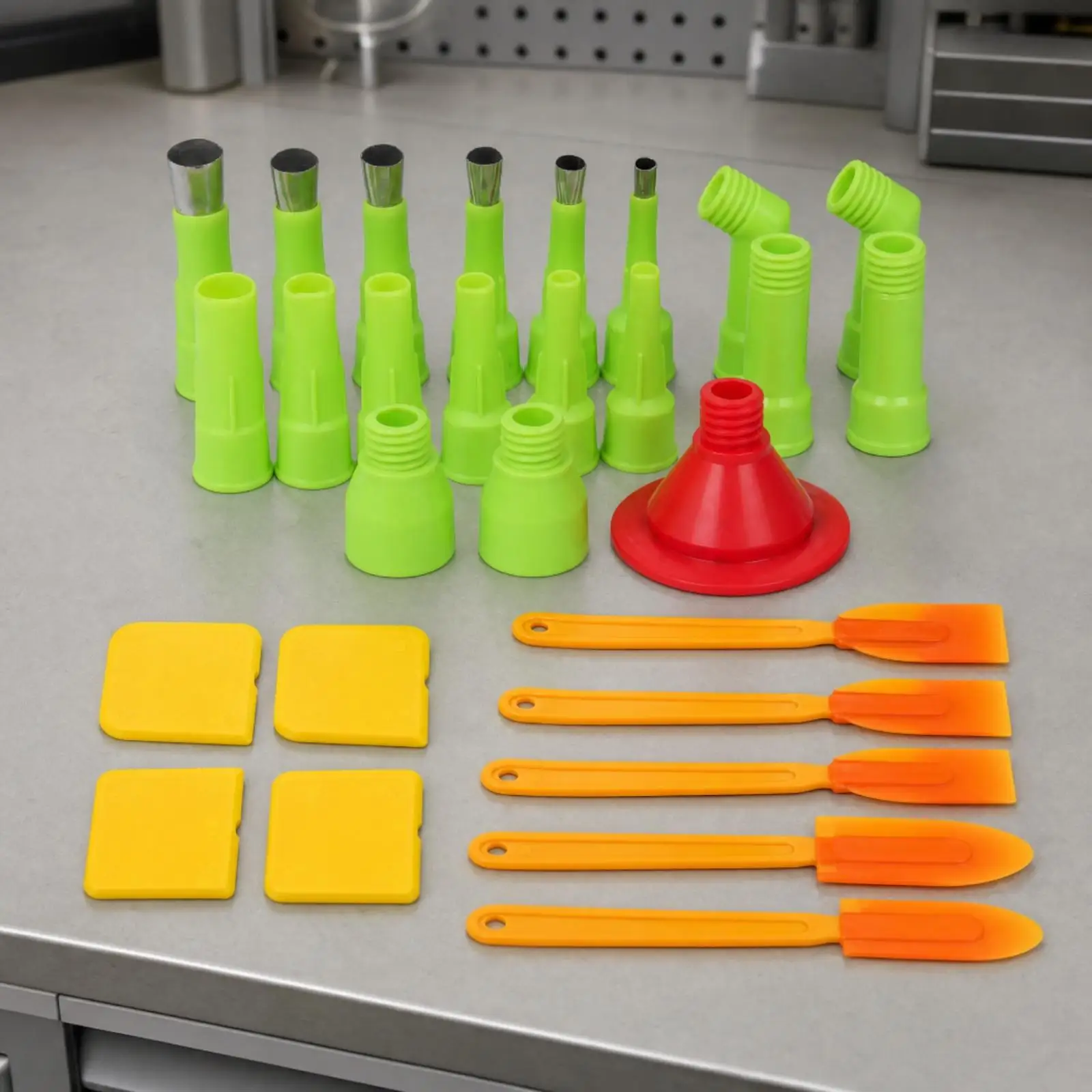 19 Pieces Caulk Bead Shaping Tool Set Versatile for Construction Joint Sealing view 3