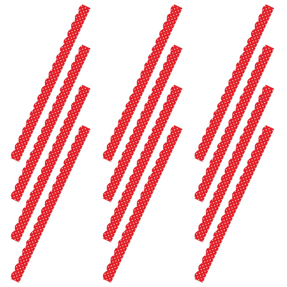 12 قطعة شرائط الحدود المغناطيسية للسبورة البيضاء السبورة لوحة الإعلانات الفصول الدراسية مكتب نافذة الباب السبورة ديكور الحفلات