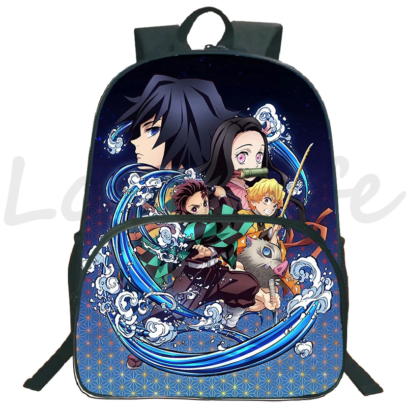 Anime Dämonen töter Cosplay Rucksack Kimetsuno Yaiba 3D-Druck Schult aschen Studenten Bücher tasche Jungen Mädchen wasserdichten Reise rucksack