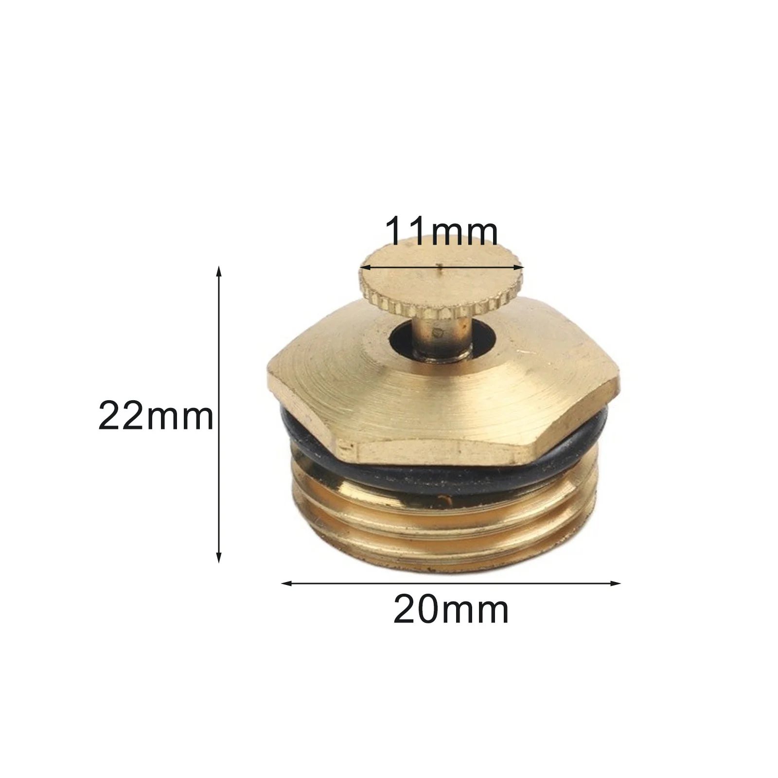 8 Brass Adjustable Nozzle Sprinkler Heads Providing 360 Degree Spray for Garden Irrigation and Small Lawn Watering Systems