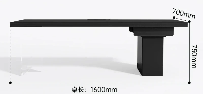 

Italian minimalist desk light luxury modern home bedroom study table computer table desktop