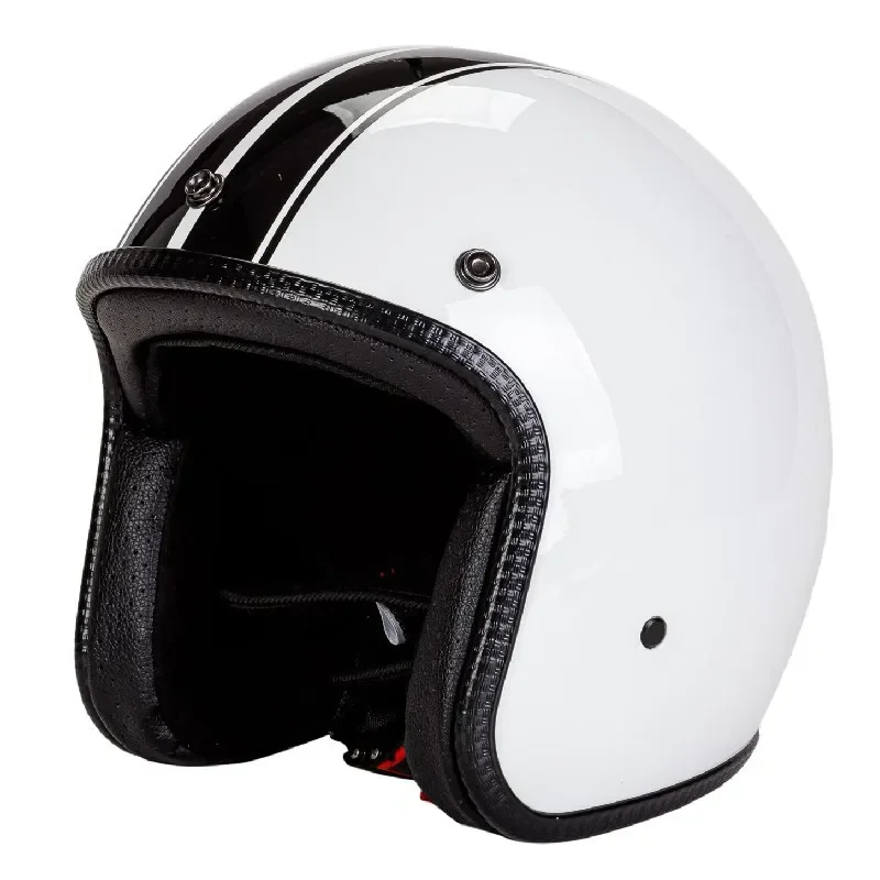 Vintage Motorcycle 3/4 Open Face Helmet Japan Technology Scooter Motorbike Riding Jet Casque Moto Casco