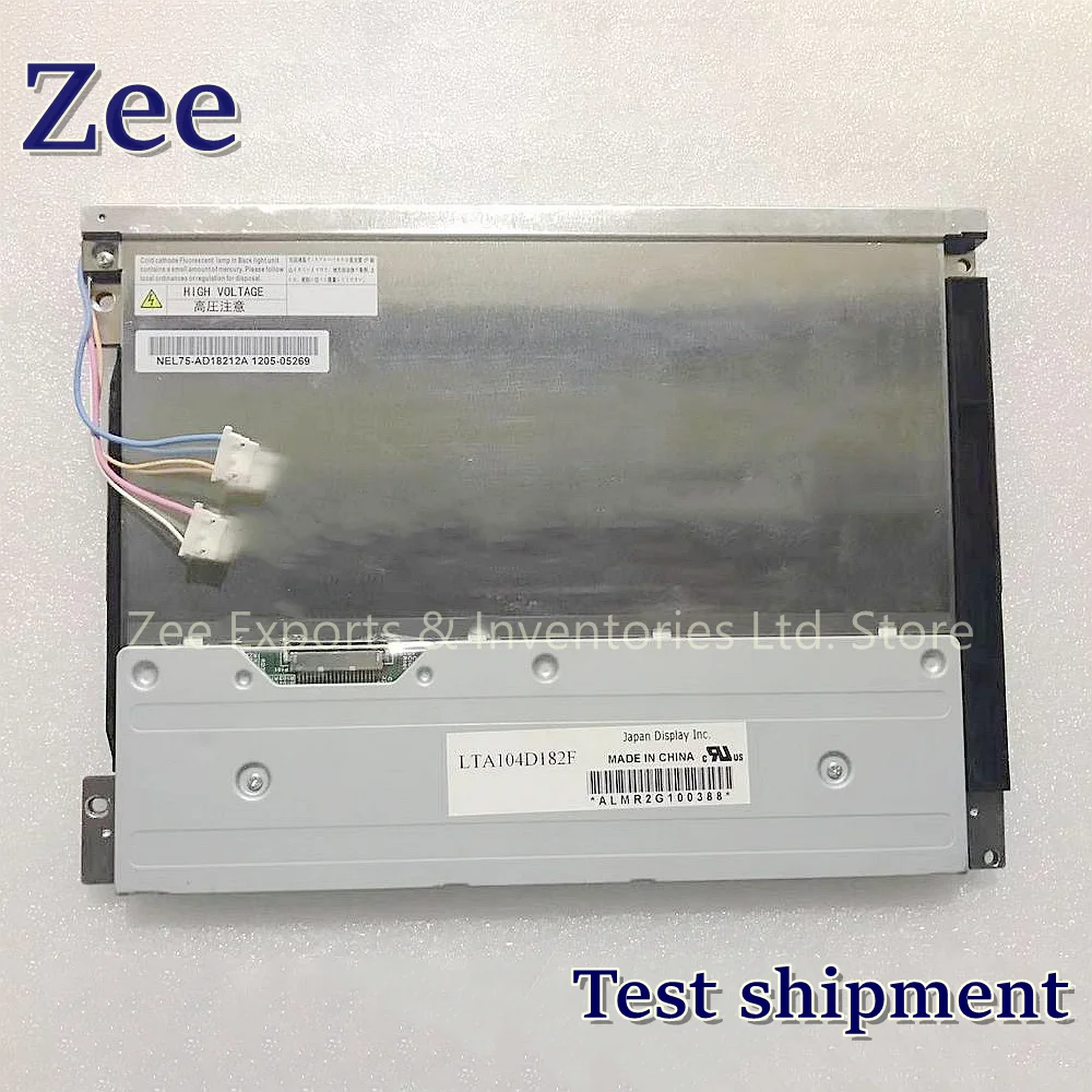 

LTA104D182F 10.4 Inch LCD Screen Display Panel for Industrial Equipment Resolution 800x600 Test Working Before Shipment