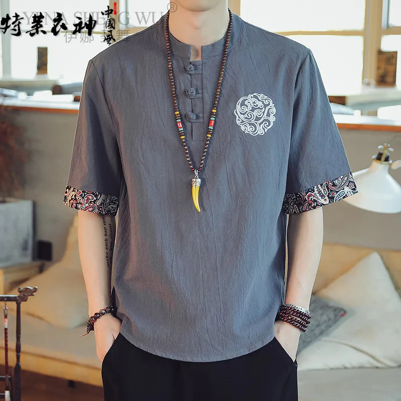 Japanese Samurai Traditional Style Kimono Casual Shirt Fashion New Jackets Men Chinese Streetwear Loose New Shirt Clothing Tops