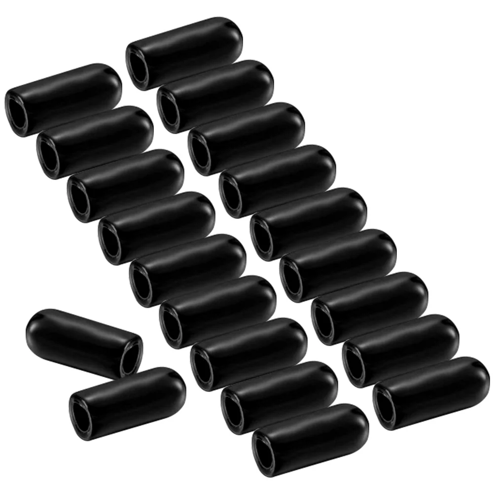 

20pcs Airbrush Bottle Caps Pigment Mouth Hat Side Pot Plastic Parts for Spray Pen Supplies Paint Bottle Accessories