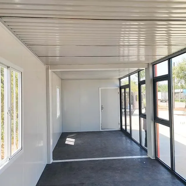 جدار زجاجي فاخر حديث قابل للطي، حاوية وحدات مسبقة الصنع، طراز التصميم الصيني لفيلا منتجع الفندق