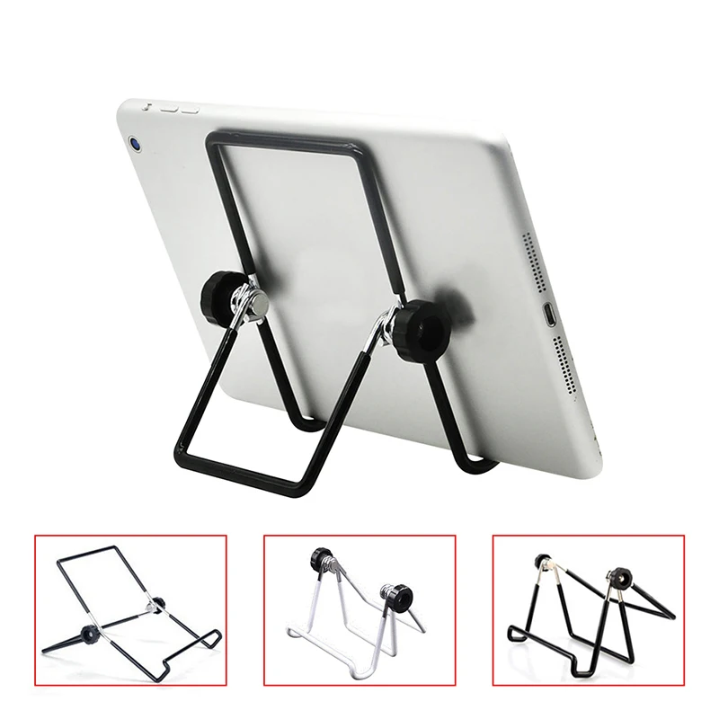 Metal Steel Multi-angle Non-slip Foldable Adjustable Stand Holder Pad Tablet