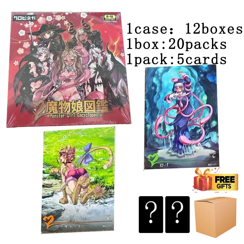 بطاقات Anime Monster Girl TCG مكونة من 5 قطع من لعبة بطاقات التداول المميزة لهواة الجمع