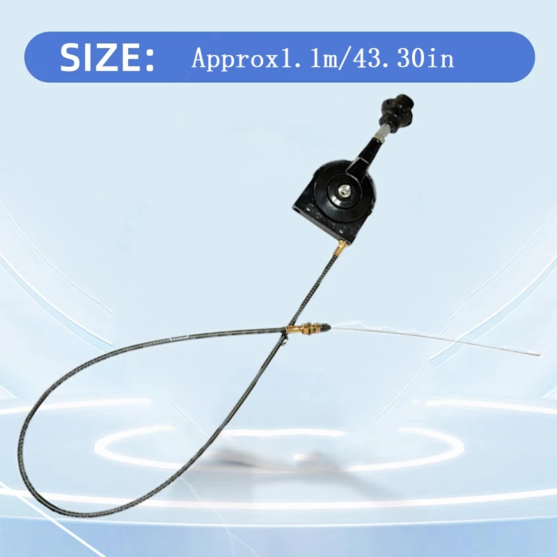 Excavator manual throttle control cable, heavy-duty equipment component used for excavator engine control 1.1 m engine component