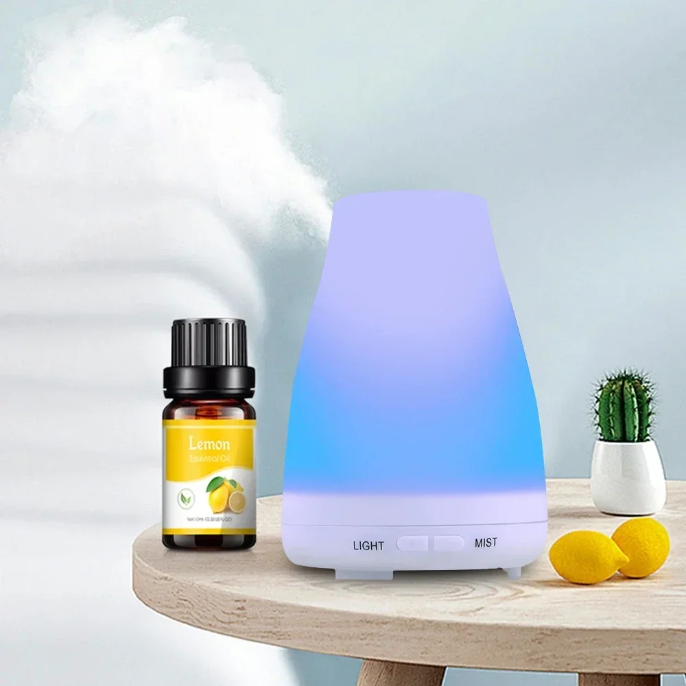Zestaw 6 olejków eterycznych do aromaterapii - cytryna, mięta, róża, drzewo herbaciane, lawenda, jaśmin, naturalny ekstrakt roślinny do domu i biura