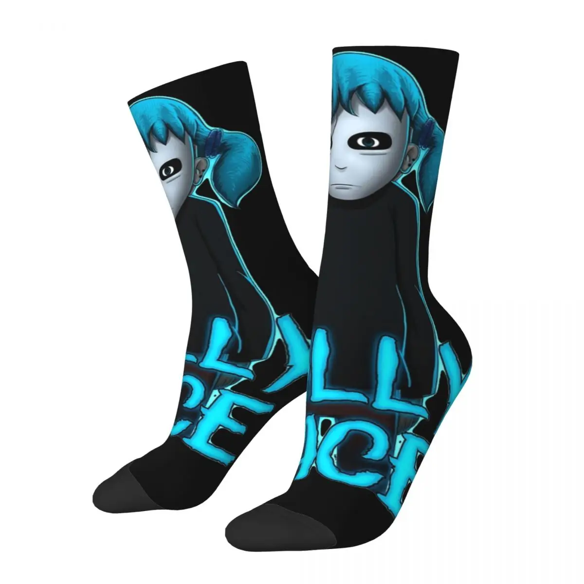 Men Women Game Sally Face Horror Games Socks Cotton Funny Happy Socks High Quality Accessories Middle Tube Crew Socks