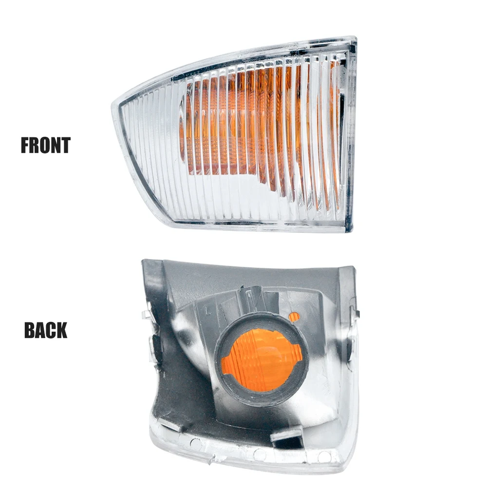 1 زوج سيارة الجناح مرآة مؤشر عدسة مصباح الجانب مرآة بدوره غطاء إشارة دون لمبات ل Iveco يوميا 2006-2011