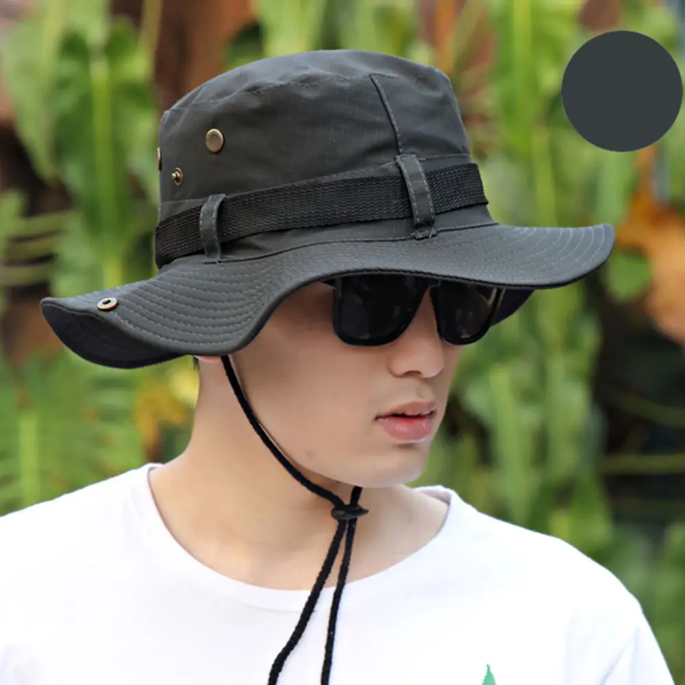 Women Garden Wide Brim Neck Flap Cover Hiking Cap Sun Hat Bucket Hat