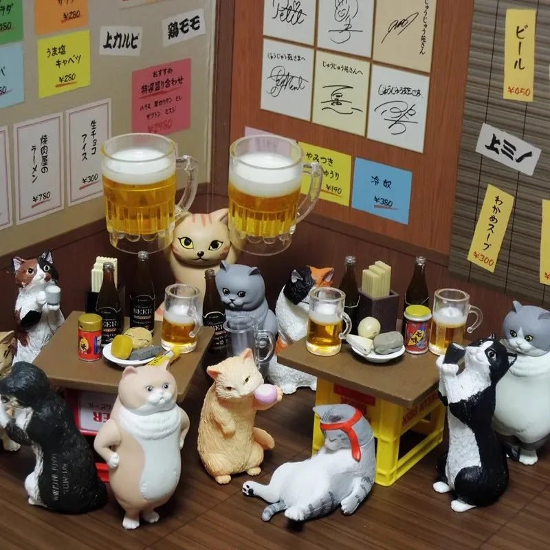 J.DREAM Kawaii Gashapon Mini Izakaya Figure modèles miniatures articles Gacha ornements Anime poupée accessoires Capsule jouets cadeau