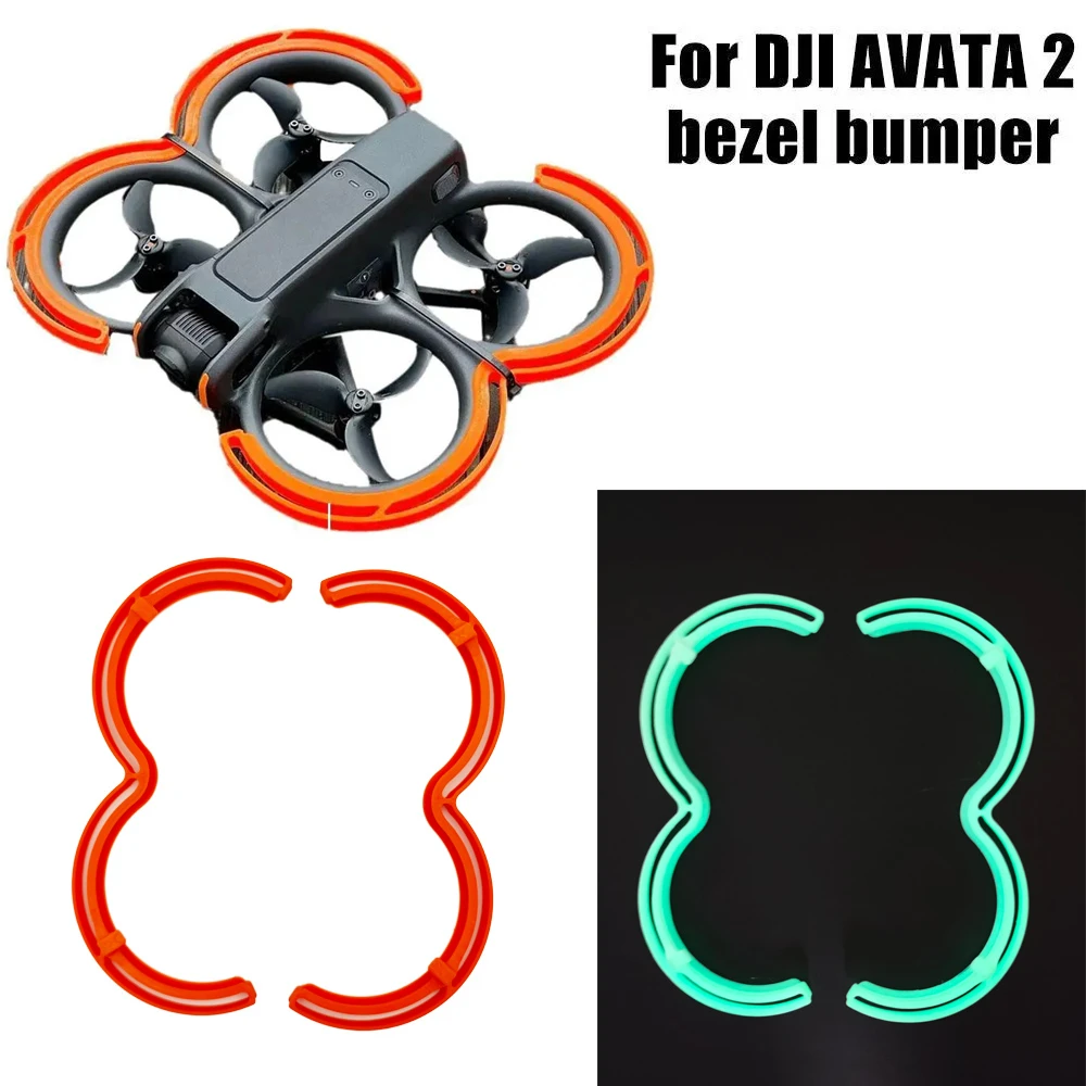 Защитное кольцо-бампер для DJI Avata 2, аксессуары для дрона, пропеллер, защита от столкновений, противоударные протекторы, бампер