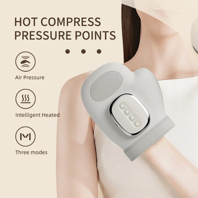NEW Hand Massager with Airbag Compress Carpal Tunnel Wrist Finger Massagers Kneading Rollers Electric Portable Vibrating Gloves