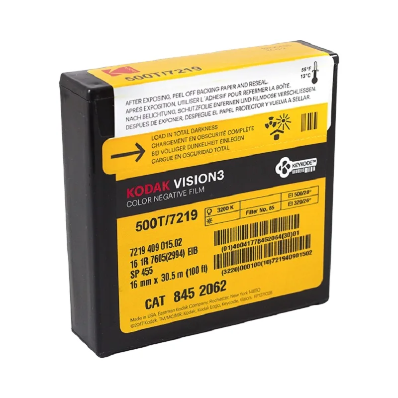 

1/2/3 Packs Classics Kodak Vision3 500T/7219 Super 8mm Movie Film Film Super 16mm Film 8 Colors Spot Date Fresh Sensitivity Film