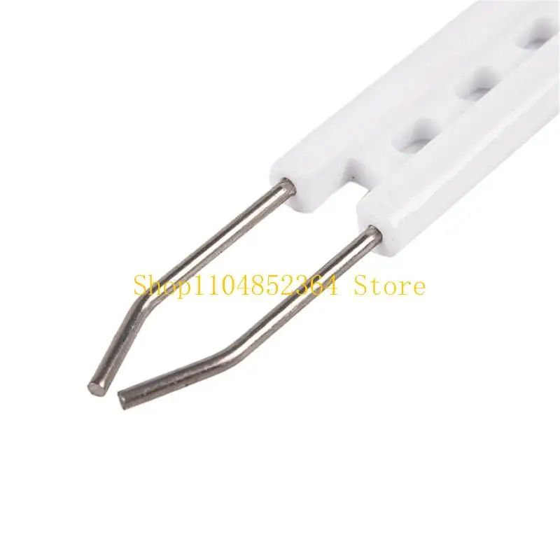 652F H Type Ignition Electrodes Siamese Ignition Pin Three Hole For Oil Burning Ceramic Electrode Ignition Double Pin