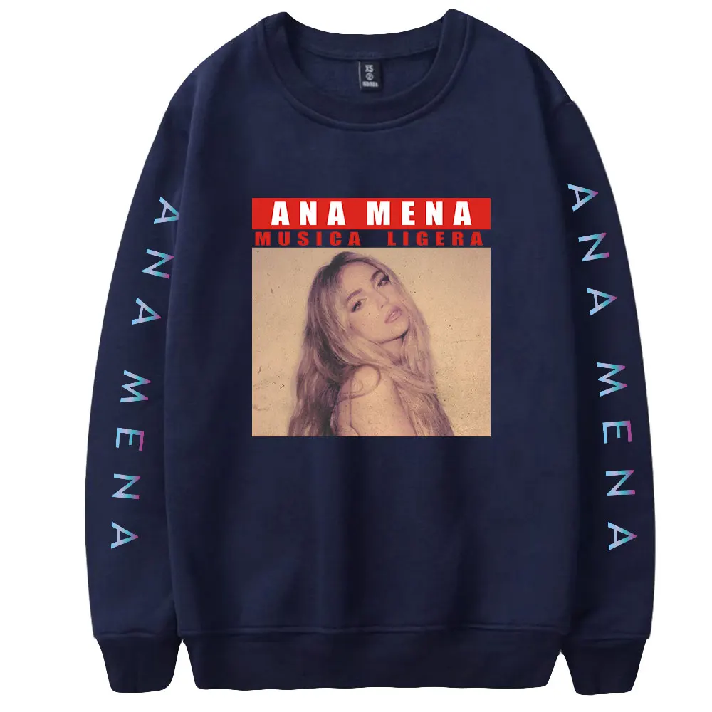 

Ana Mena Merch Singer New Fashion Pullover Personalised Sweatshirt Long Sleeve Comfort Men/Women Crewneck Sweatshirt