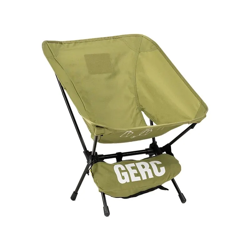 GERC Several Guests Camping Outdoor Riding Lightweight Folding Chair Adult Children Portable Storage Moon Tactical Chair