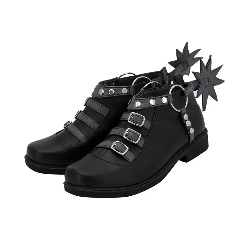 

Charlotte Katakuri Cosplay Boots, Custom Black Shoes, Any Size Available tt9]