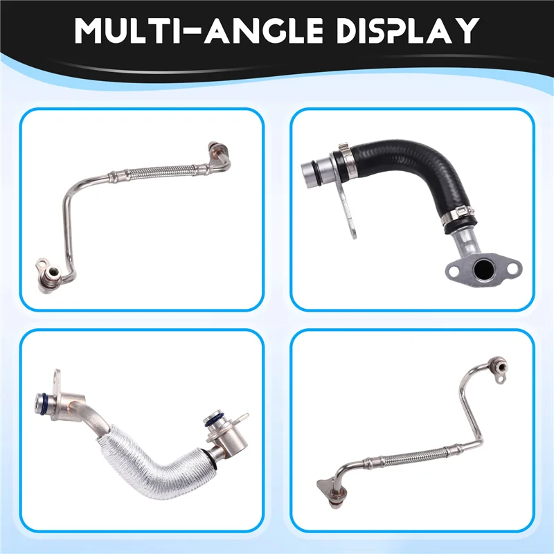 

Для BMW-совместимого комплекта шлангов охлаждающей трубки турбокомпрессора-модели 11538663516, 11538663517 11428626652 11428626653