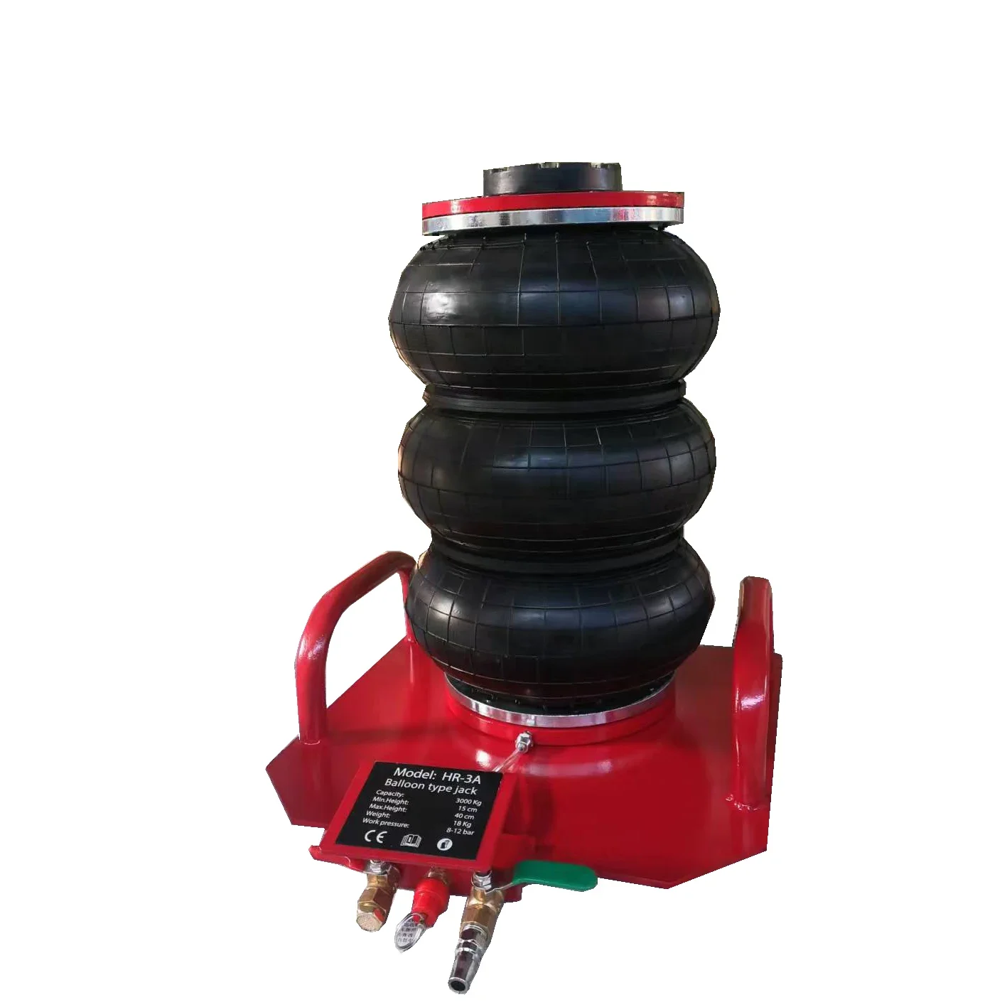 3 tons three section air car jack Gas jack can be customized