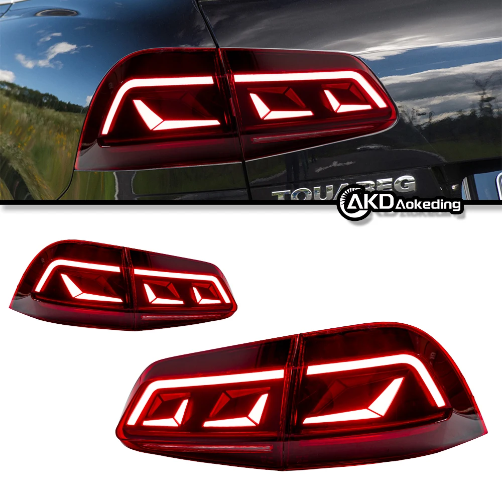 Auto Parts Tail light For VW Touareg 2011-2018 latest Styling Steering signal Brake reversing light Car Accesorios Modified