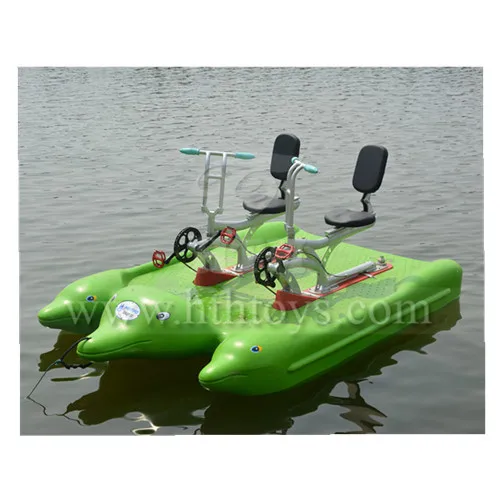 Two-Person Water Bike Hot Sale Aluminum Pedal Boat For Residential Water Sports With PE And Metal Features