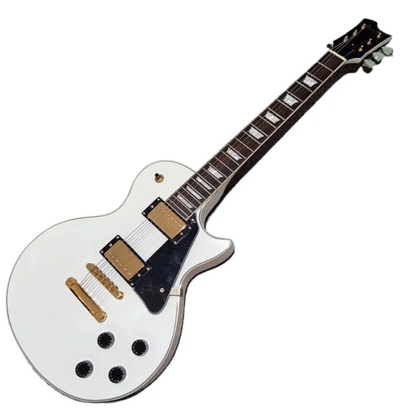 Electric guitar OEM brand with excellent quality, peach blossom heart xylophone body, rose wood fingerboard