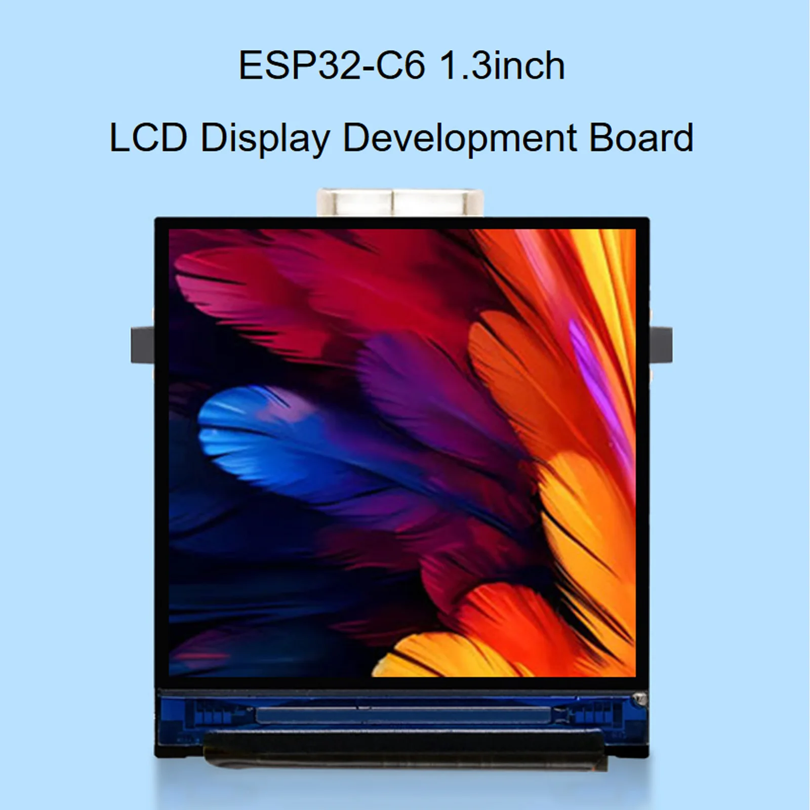 

ESP32-C6 1.3inch LCD Display Development Board, 240 × 240 Pixels, 262K Color, Supports Wi-Fi 6 And BLE 5