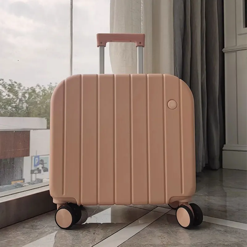 Suitcases Travel Small Lightweight Luggage 18/20" inch Suitcase Cabin Carry-on Rolling Password Trolley Case Mini Travel Bag