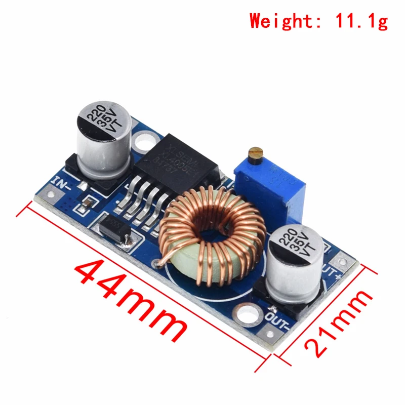 XL4005 DSN5000 Beyond LM2596 DC-DC adjustable step-down 5A 75W power Supply module Large current Large power