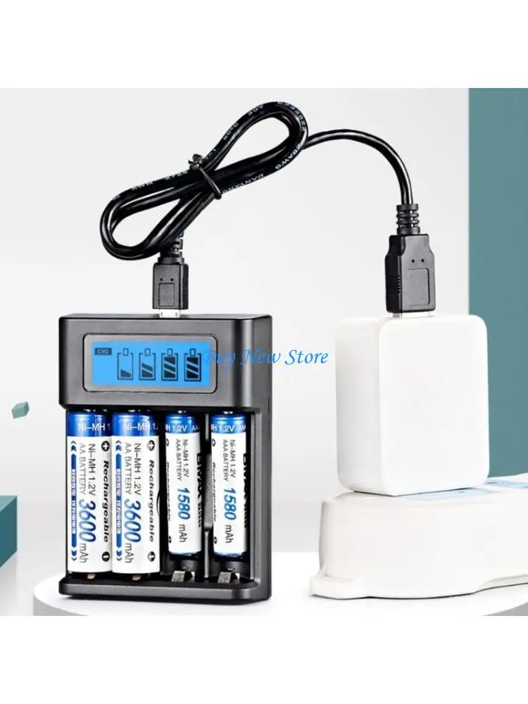 

20CE Battery with 4 Slot Individually for AA LR03 Rechargeable