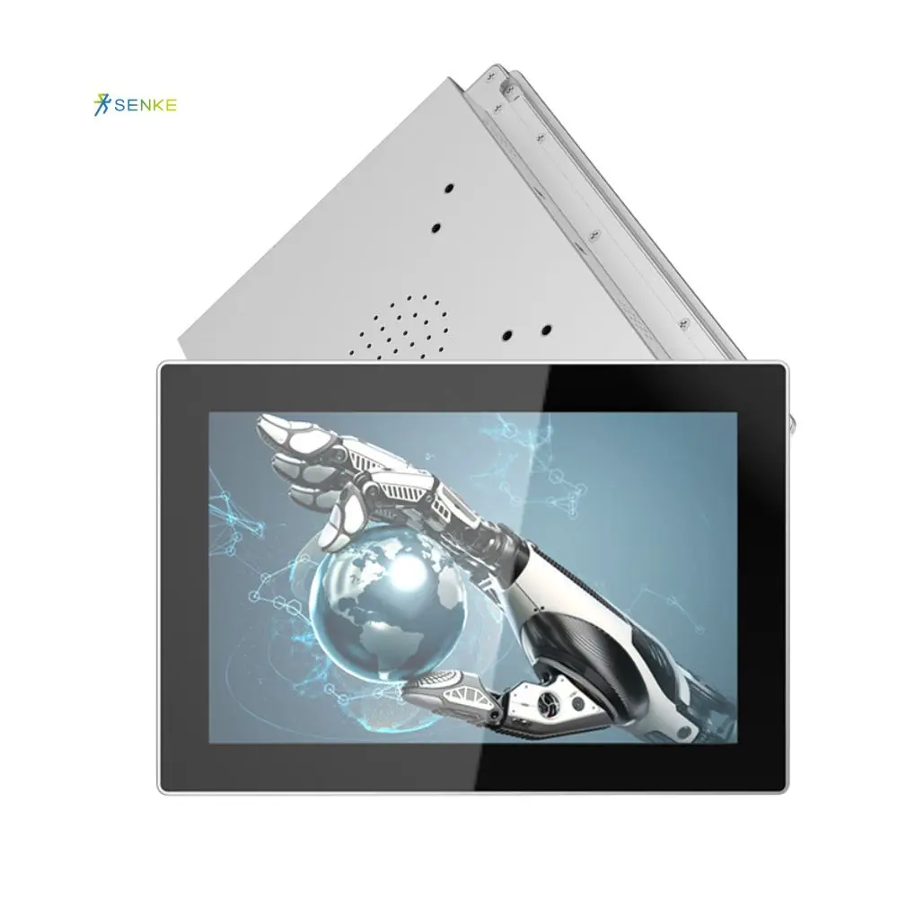 X86 Android Industrial Panel PC Senke 7 10 13.3 15.6  Inch 4K PC Industri Panel Touch Screen All In One Industrial Panel Pc