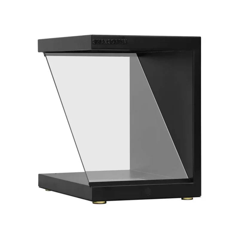 Z Stely 12 Inch High Brightness 3D Pyramid Hologram Projector Case Cabinet 180 Degree Holographic Display 3D Hologram