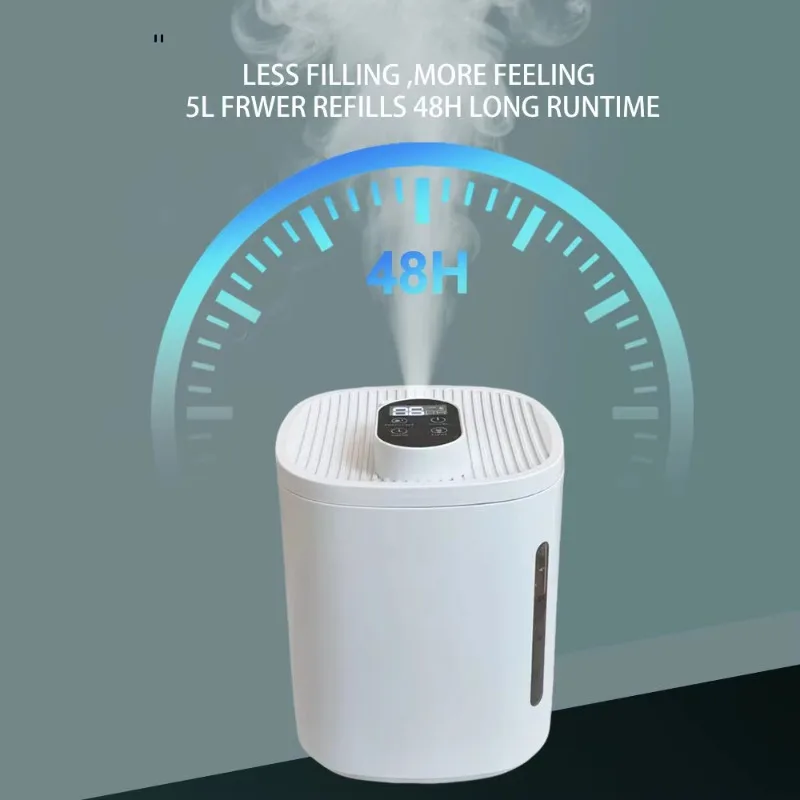 OEM New Cool Mist Humidifier Diffuser Smart Household 5L Large Capacity Desktop air Ultrasonic Humidifier for Home