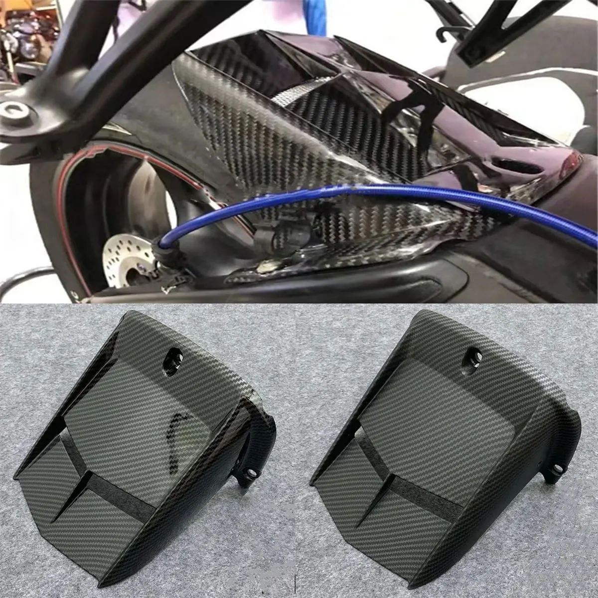 Für Yamaha YZF R6 YZF-R6 2006-2020 2021 2022 2023 YZFR6 Motorrad-Heckfender-Abdeckung, Heck-Schutzblech, Schutz, Verkleidung