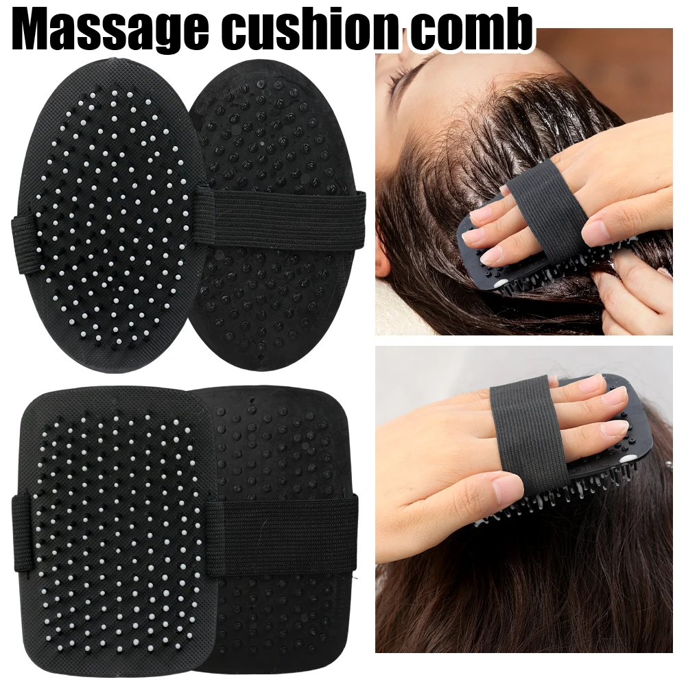 Peigne à coussin d'air de massage de bain à sangle, peignes de massage doux pour la tête, support portable, brosse à cheveux secs, outils de coiffure de style